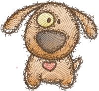 Funny Dog Heart Collar