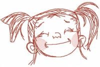 Smiling Girl Face