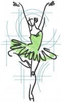 Ballerina Green Tutu