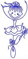 Ballet My Life Free Embroidery Design