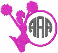 Cheerleader Monogram