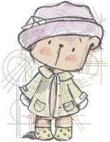 Teddy Bear Vintage Sketch