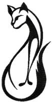 Black Cat 8 Free Embroidery Design