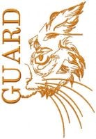 Cat Guard Free Embroidery Design