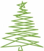 Christmas Tree Art Free Embroidery Design