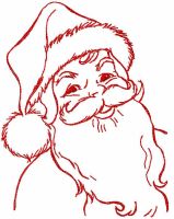 Santa Claus Sketch Free Embroidery Design
