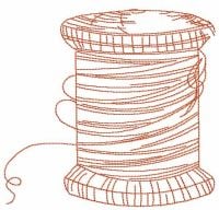Thread Spool Free Embroidery Design