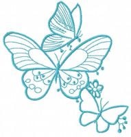 Blue Butterflies
