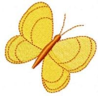 Butterfly Free Embroidery Design 241