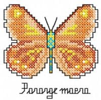 Butterfly Pororge Maera Free Machine Embroidery Design