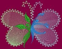 Spring Fantastic Butterfly Free Embroidery Design
