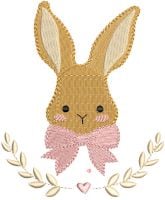 Easter Bunny Decor Free Embroidery Design