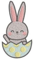 Easter Bunny Egg Free Embroidery Design