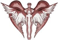 Angel Free Machine Embroidery Design