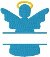 Christmas Angel Monogram