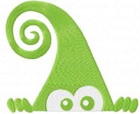 Hiding Dwarf Free Embroidery Design