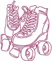 Rollers Free Embroidery Design