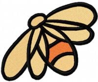 Bee 4 Free Embroidery Design
