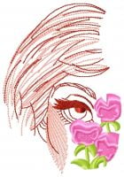 Feminine Look Free Machine Embroidery Design