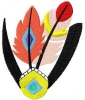 Feathers Free Embroidery Design 4