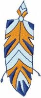 Indian Feather Free Embroidery Design 1