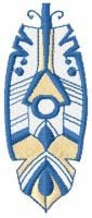Indian Feather Free Embroidery Design 3