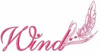 Wind Free Embroidery Design