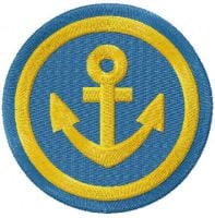 Gold Anchor Badge