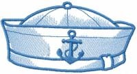 Sailor Cap Free Embroidery Design