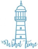 Wind Time Free Embroidery Design