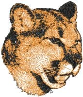Big Cheetah Free Machine Embroidery Design