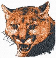 Cougar Free Photo Stitch Embroidery