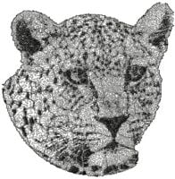 Leopard 2 Free Machine Embroidery Design