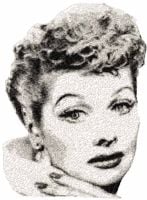 Lucille Ball Free Machine Embroidery Design
