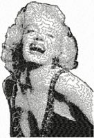 Marilyn Monroe Free Embroidery