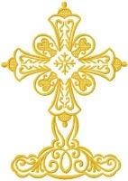 Big Cross Free Embroidery Design