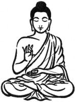 Buddha Free Embroidery Design 2