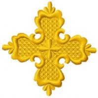 Orthodox Cross 2 Free Embroidery Design