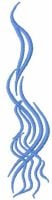 Blue Tribal Sign 6 Free Machine Embroidery Design