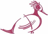 Tribal Duck Free Embroidery Design