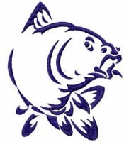 Tribal Fish Free Embroidery Design 9