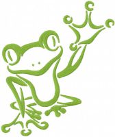 Tribal Green Frog
