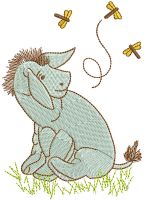 Classic Eeyore Free Embroidery Design